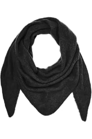 VERO MODA Vmcally Écharpe triangulaire Ga Noos, noir/détail : mélange noir, taille unique, Noir/Détails : noir mélangé, taille unique