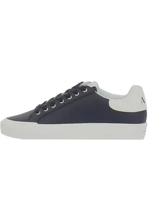 Armani Exchange Homme Logo à Pois latéraux, Insert de Couleur arrière, Haut Bas Basket, , 41 EU
