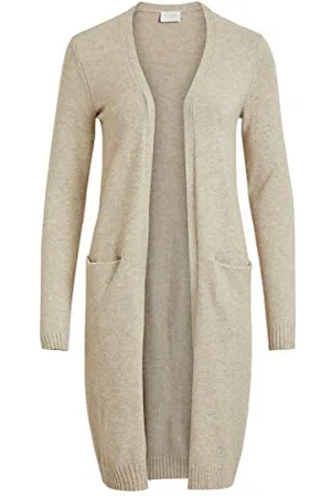 VILA Cardigan-Noos Viril L/S Long Knit Cardigan pour Femme, , XXL