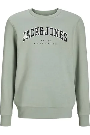 JACK & JONES Jjecaleb Varsity Sweat Crew Neck Sn Jnr Garçon Maillot de survêtement, , 164