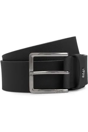 HUGO BOSS Hommes Ther-D Sh Sz40 Ceinture en cuir emé avec boucle à ardillon et passant logoté