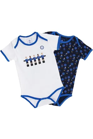 Inter Lot de 2 bodya manches courtes, bébé 0-24 mois, unisexe, 100% coton