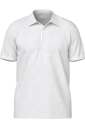 JACK & JONES Polo Jprblasainz SS Maillot de survêtement, Blanc, M Homme