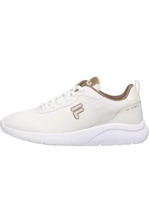 Fila Femme Spitfire WMN Chaussure de Course, Marshmallow-Sepia Tint, 36 EU Étroit