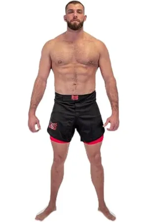 Metal Boxe Short MMA Dual Adulte Unisexe, Large