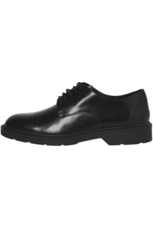 JACK & JONES Homme Jfwdax Leather Lace Styd Noos Chaussures à Lacets, , 44.5 EU
