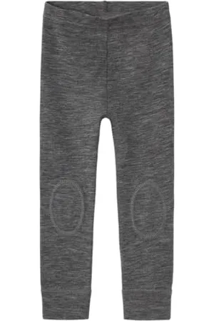NAME IT Nmmwang Wool Rib Longjohn Legging, , 3 Ans Fille