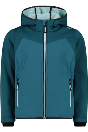 CMP Veste Pour Fille À Capuche Fixe En Softshell Couplé Veste Unisexe - Enfants et adolescents