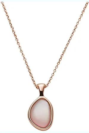 Skagen Collier Pour Femmes Agnethe, Longueur De La Chaîne : 40/43/47 Cm Collier En Acier Inoxydable Doré Rose, SKJ1473791