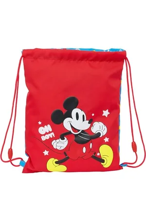 Safta Mickey Mouse Fantastic - Sac à dos plat junior, idéal pour enfants de différents âges, confortable et polyvalent, qualité et résistance, 26 x 34 cm, , , Estándar, Décontracté