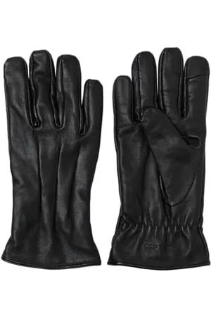 JACK & JONES Jacmontana Leather Gloves Sts, Gants Homme, , Large (Taille fabricant: L/XL)