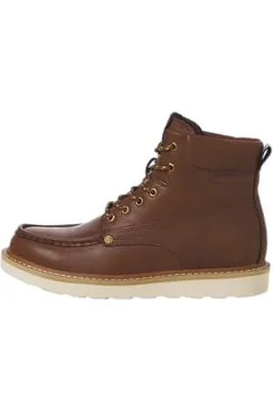 JACK & JONES Homme Jfwarchway PU MOC Bottes Bottines à Lacets, , 44 EU