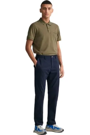 GANT Slim Tech Prep Chinos Pantalon, , 32W / 34L Homme