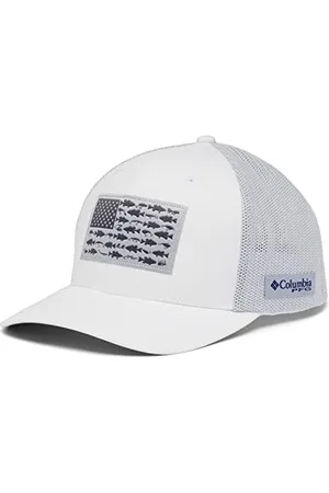 Columbia PFG Casquette en Maille Motif Poisson, , X-Large Unisexe-Adulte