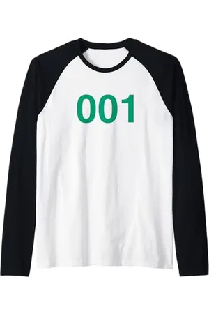 Squid Game Homme Player 001 Costume Manche Raglan