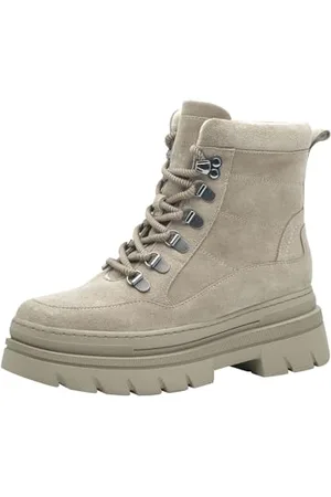 Marco Tozzi Bottines à Lacets pour Femme 2-26226-43 Botte Tendance, Desert, 38 EU