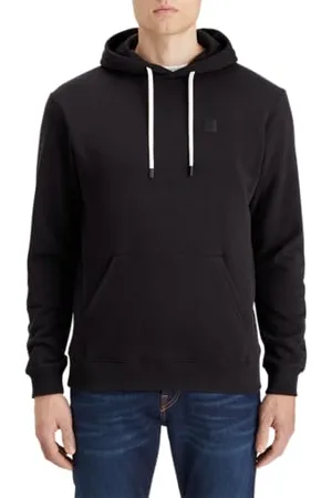 Scotch&Soda Core-Logo Hoodie Sweat-Shirt à Capuche, Black, M Homme