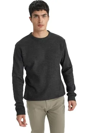 DeFacto B7864ax T-Shirt, Anthra Melange, XL Homme