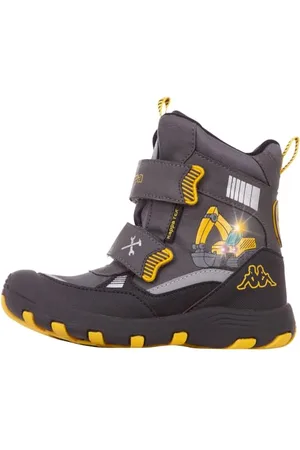 Kappa Garçon Unisex Kinder Road Tex Bottes & Bottines Classiques, Gris (Grey/Yellow 1640), 26 EU