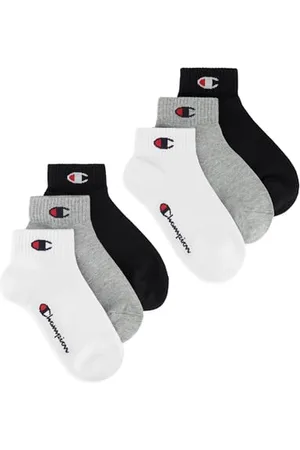 Champion Core Socks Junior 6PP Quarter Chaussettes de Doublure, , 31-34 Unisexe-Enfants et Adolescents