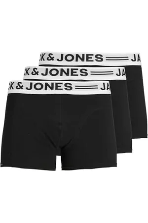 JACK & JONES Sense Trunks Lot de 3 Noos Mni Boxer de Bain, , 104 Garçon