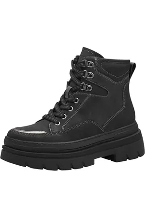 Marco Tozzi Bottines à Lacets pour Femme 2-26297-43 Botte Tendance, Noir/Comb, 38 EU