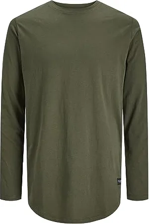 JACK & JONES Homme Jjenoa Tee O-Neck Noos T-Shirt Manches Longues, , L EU