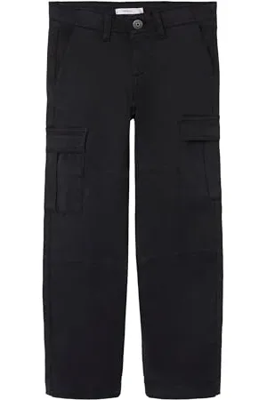 NAME IT NKMRYAN St TWI Cargo Pant 5720-OT Noos Pantalon, Black, 170 Garçon