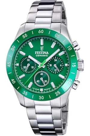 Festina Montre pour Unisex F20693/5 Ceramic Boîtier en Acier Inoxydable Gris Bracelet en Acier Inoxydable Gris