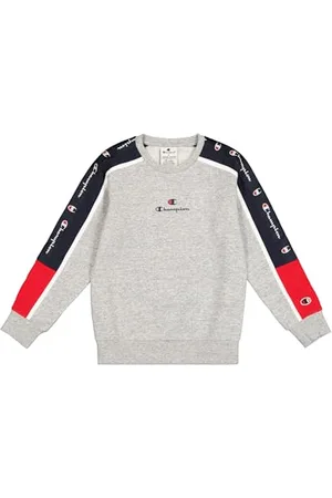 Champion Legacy Retro Sport B (306857) -Ultralight Soft Compact Fleece Taped Crewneck Sweat, , 13-14 Years Garçon