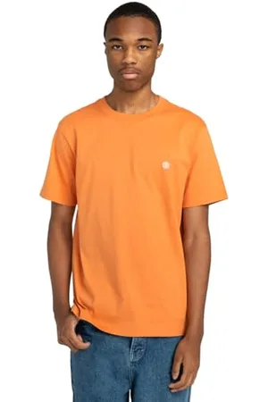 Element Crail - T-Shirt à Manches Courtes - Homme - Orange.