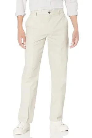 Amazon Pantalon Chino Infroissable sans Pinces Coupe Classique (Grandes Tailles Disponibles) Homme, , 38W / 34L