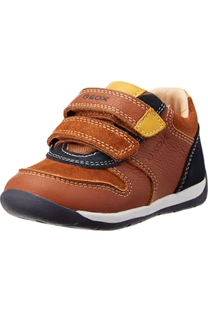 Geox Bébé Garçon B Each Boy A Premiers Pas, Nut/Navy, 18 EU