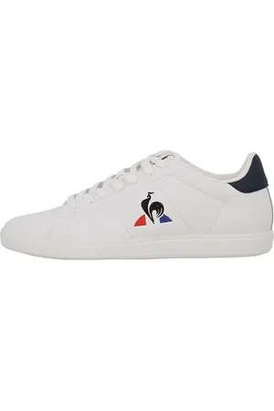 Le Coq Sportif Mixte Courtset_2 Basket, Optical White/Dress Blue, 46 EU