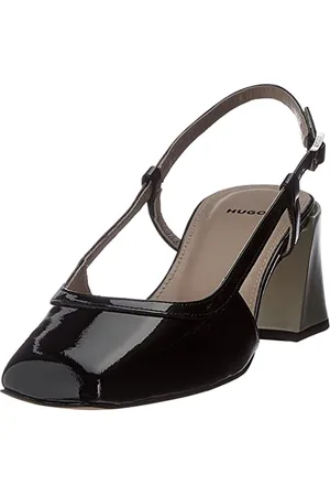 HUGO BOSS Femmes Sophy Sling60-P Escarpins à Talon Ouvert en Cuir Italien Verni
