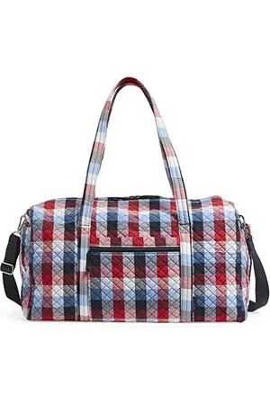 Vera Bradley Grand Sac de Voyage emblématique pour Femme, Sac en Coton Signature, Taille Unique, , Taille Unique, Grand Sac de Voyage en Coton