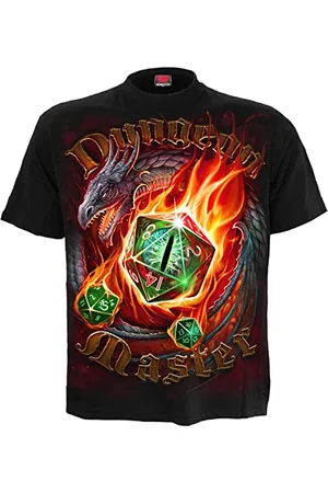 Spiral Dungeon Master Homme T-Shirt Manches Courtes L 100% Coton Regular/Coupe Standard