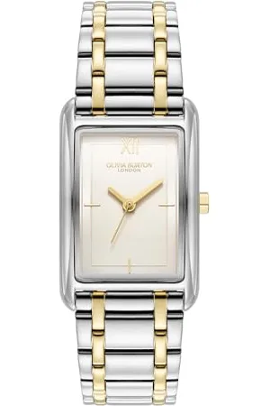 Olivia Burton Montre Analogique à Quartz pour Femme Collection Grove avec Bracelet en Acier Inoxydable à Deux Coloris - 24000197