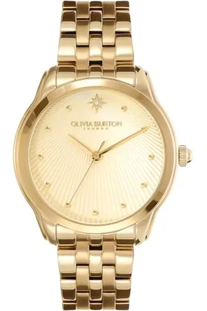 Olivia Burton Analogue Quartz Watch for Women Starlight Collection with Stainless Steel Bracelet