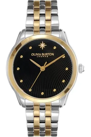 Olivia Burton Montre Analogique à Quartz pour Femme Collection Starlight avec Bracelet en Acier Inoxydable à Deux Coloris - 24000049