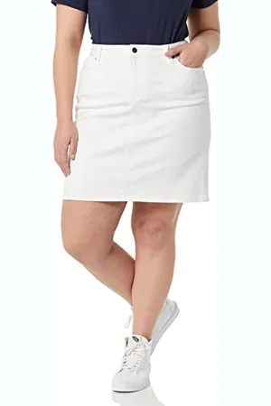 Amazon Jupe en Jean Classique à 5 Poches (Disponible en Grande Taille) Femme, , 38