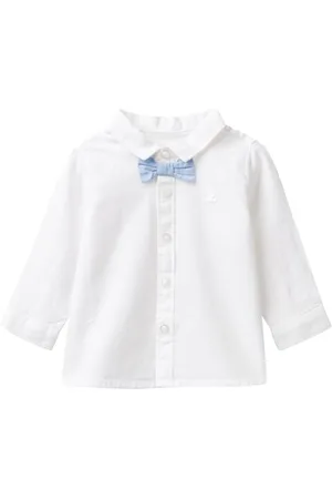 Benetton Camicia + Papillon 5DGXAQ00N Blouse, , 56 Bébé garçon