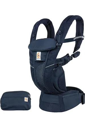 Ergobaby Porte-Bébé Omni Breeze pour nouveau-nés, de la naissance à 20,4 kg, porte-bébé ergonomique 4 positions en Mesh SoftFlex pour portage ventral, sur le côté et dans le dos
