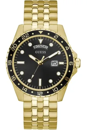 Guess Hommes Analogique Quartz Japonaise Montre avec Bracelet en Acier Inoxydable GW0220G4