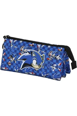 KARACTERMANIA Sonic The Hedgehog - SEGA Sega-Sonic Action-Trousse Triple, , 23 x 11 cm
