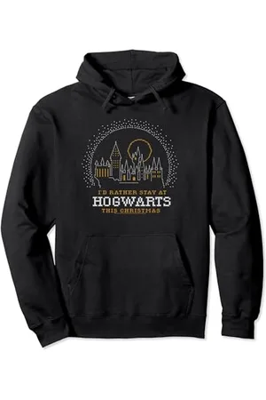 Harry Potter Noël Christmas Knit Hogwarts Sweat à Capuche