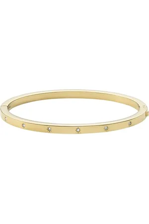 Fossil Bracelet Pour Femmes Sutton, Longueur : 61mm X 57mm, Largeur : 4mm Bracelet En Acier Inoxydable Doré, JF03872710