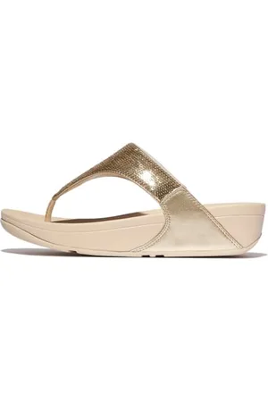 FitFlop Femme Lulu Sequin Toe-Post Sandals, , 41 EU
