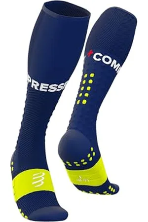 Compressport Chaussettes de Compression Full Socks Run - Soutien des Muscles - Running et Triathlon - Pour Entraînement et Compétition - Ultra légère