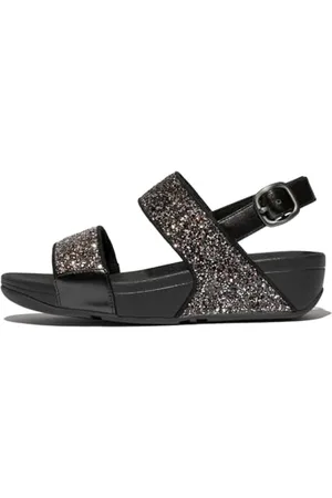 FitFlop Femme Lulu Multi-Tonal Glitter Back-Strap Sandals, , 41 EU